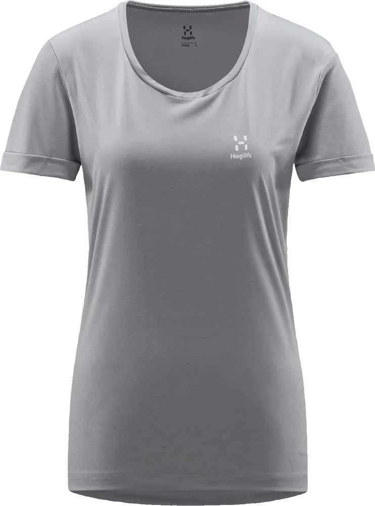Haglöfs Women’s Ridge Hike Tee Concrete Solid v:2717188 Haglöfs Women’s Ridge Hike Tee Concrete Solid v:2717188