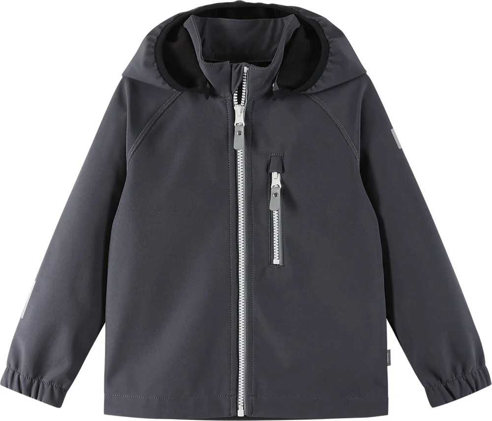 Reima Kids' Softshell Jacket Vantti Soft Black v:1314684