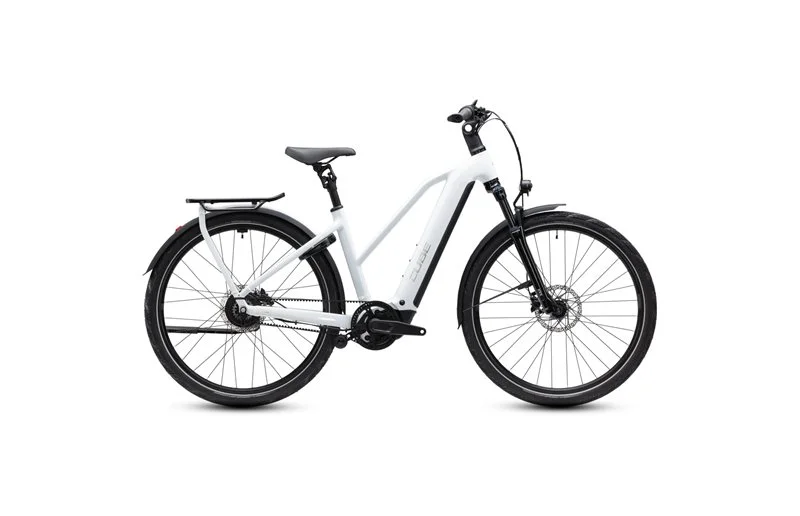 Elsykkel Cube Kathmandu Hybrid Deluxe Pro 800 Mid Metallicwhite/Chrome v:8714882