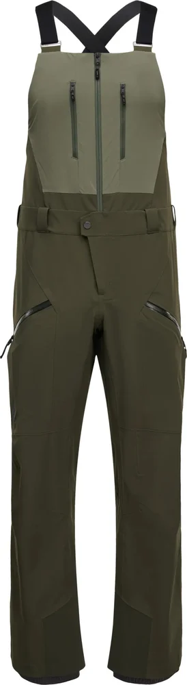 Black Diamond Men's Recon Stretch Bibs Tundra-dark Moss v:9358971