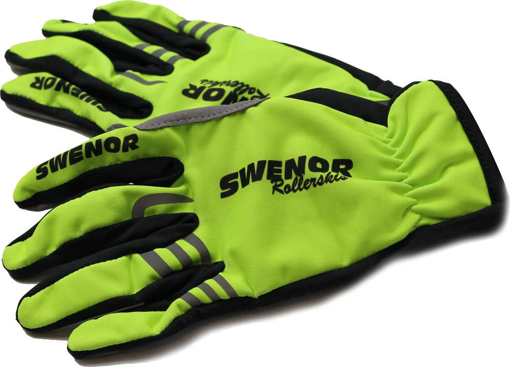 Swenor Unisex Swenor Rollerski Gloves Yellow/Black v:9075279