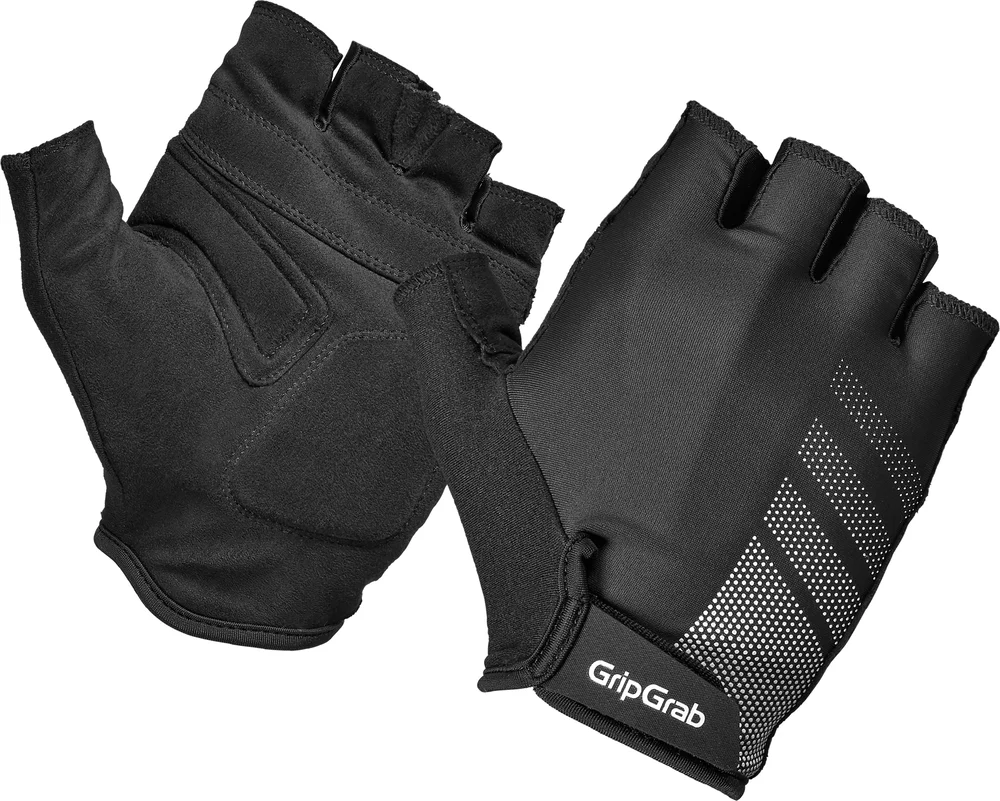 Gripgrab Ride RC Lite Padded Short Finger Summer Gloves Black v:4607443 Gripgrab Ride RC Lite Padded Short Finger Summer Gloves Black v:4607443