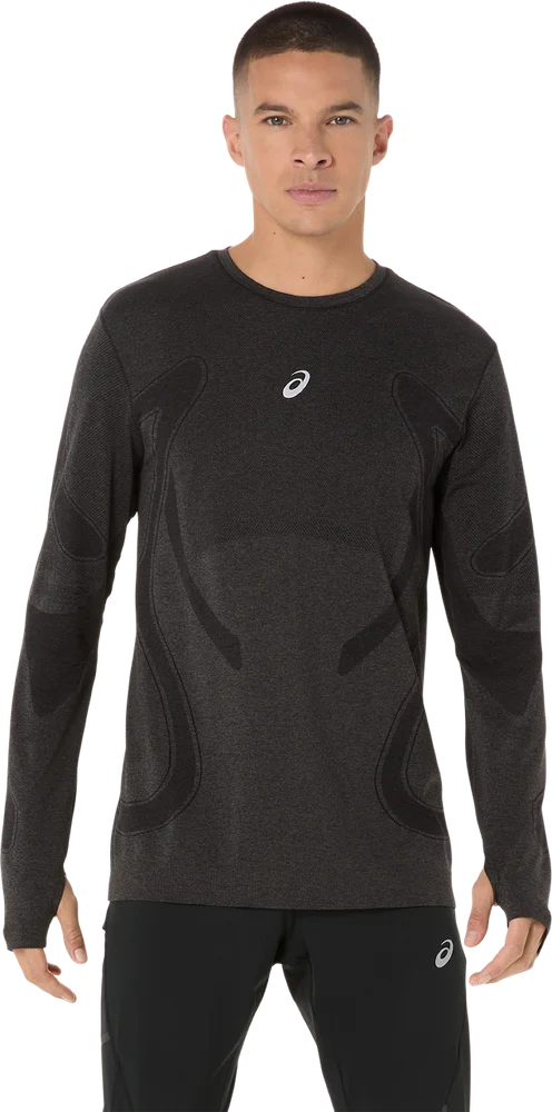 Asics Men’s Road Seamless Long Sleeve Top Performance Black v:6405011