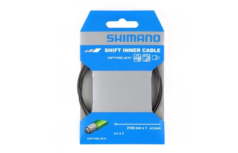 Shimano Girwire Optislick 1.2 x 2100 mm 1 stk v:6930464 Shimano Girwire Optislick 1.2 x 2100 mm 1 stk v:6930464