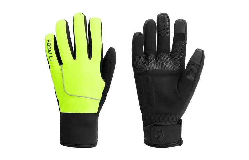 Sykkelhansker Rogelli Essential Fluor Yellow v:9692444