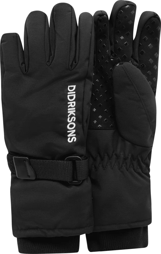 Didriksons Kids’ Biggles Gloves Black v:6747669