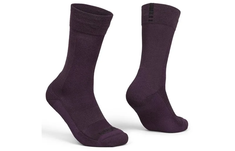 Gripgrab Sokker Vinter Merino High Cut S Dark Red v:7464089