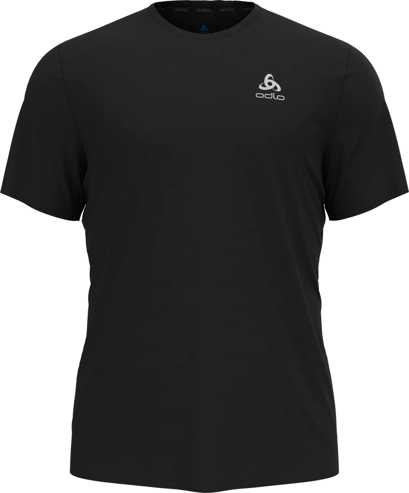 Odlo Men’s T-Shirt S/S Crew Neck Essential Flyer Black v:5193042 Odlo Men’s T-Shirt S/S Crew Neck Essential Flyer Black v:5193042