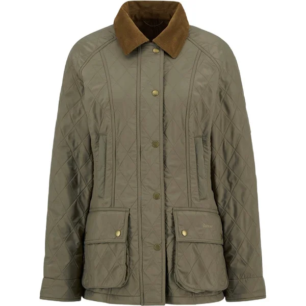 W's Beadnell Polarquilt Military Brown v:6887950