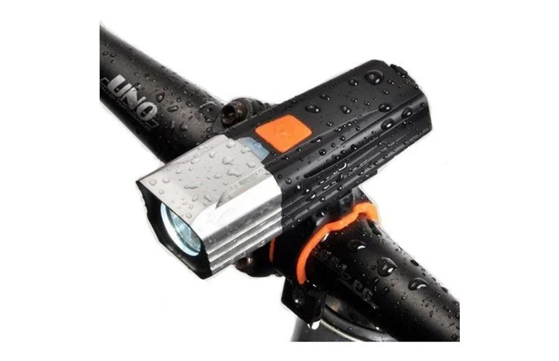 Birk Sykkellykt Spot 1000 lumen WD-UT19 Sort/Oransje v:6284105 Birk Sykkellykt Spot 1000 lumen WD-UT19 Sort/Oransje v:6284105
