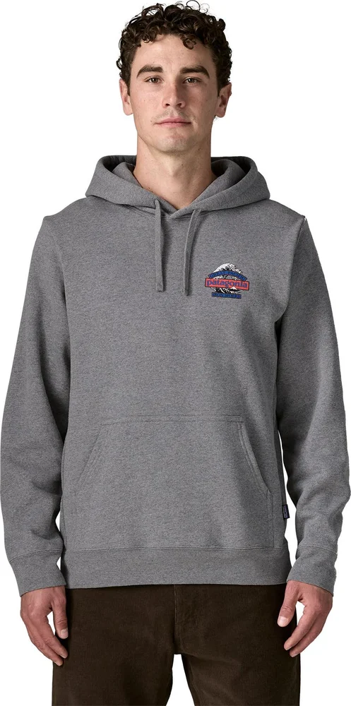 Patagonia Men's Great Waves Uprisal Hoody Gravel Heather v:8283843