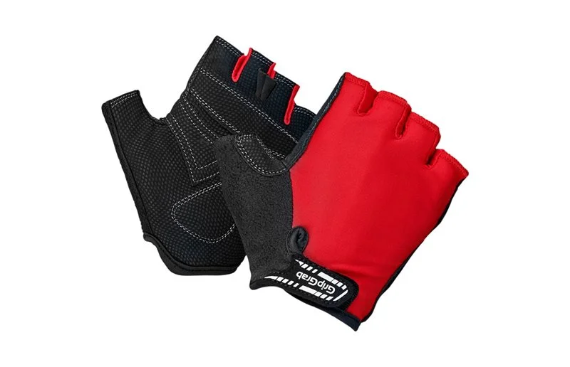 Sykkelhansker GripGrab Kids' X-Trainer Short Finger Summer Gloves Red v:3848497