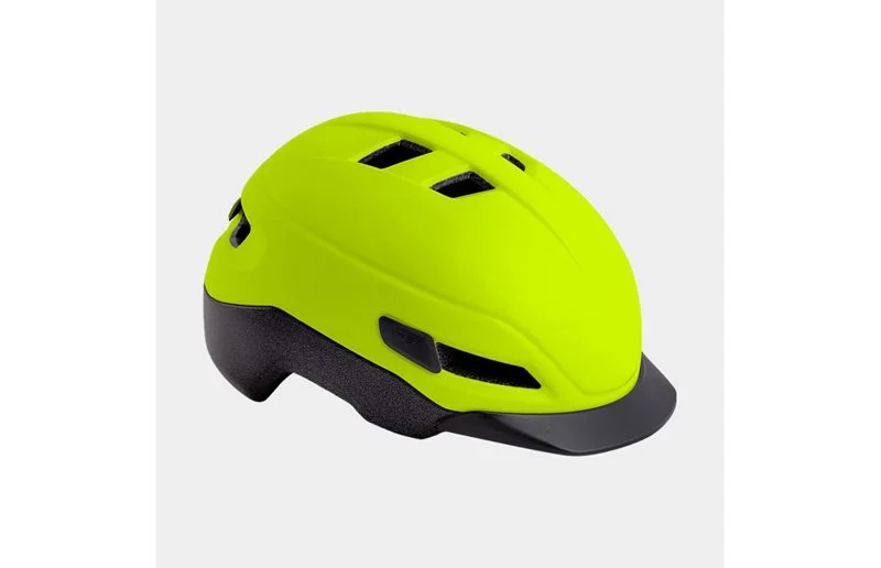 Met Sykkelhjelm Grancorso Safety Yellow/Matt/Reflective v:9804814