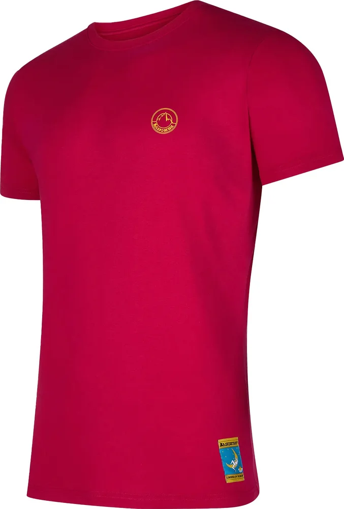 La Sportiva Men’s Climbing On The Moon T-Shirt Fucsia/Giallo v:2813071 La Sportiva Men’s Climbing On The Moon T-Shirt Fucsia/Giallo v:2813071