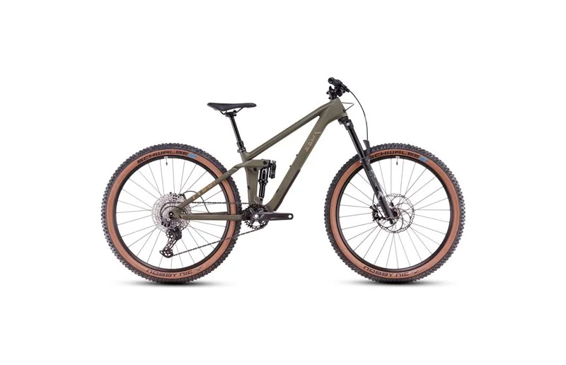 Cube Fulldempet MTB Stereo One44 HPC Rookie Dustyolive/Gold v:8516249 Cube Fulldempet MTB Stereo One44 HPC Rookie Dustyolive/Gold v:8516249