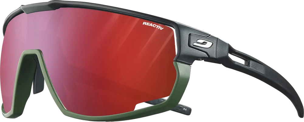 Julbo Rush REACTIV 0-3 High Contrast Black/army v:4144430 Julbo Rush REACTIV 0-3 High Contrast Black/army v:4144430