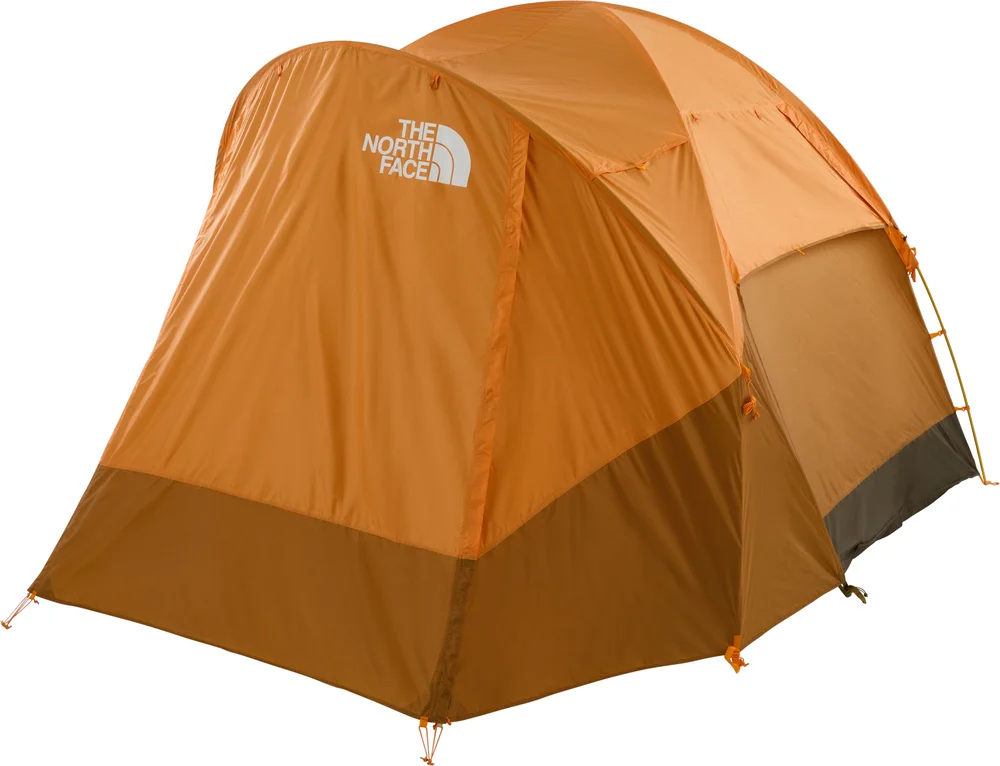 The North Face Wawona 4-Person Light Exuberance Orange/Timber Tan/New Taupe Green v:2858218