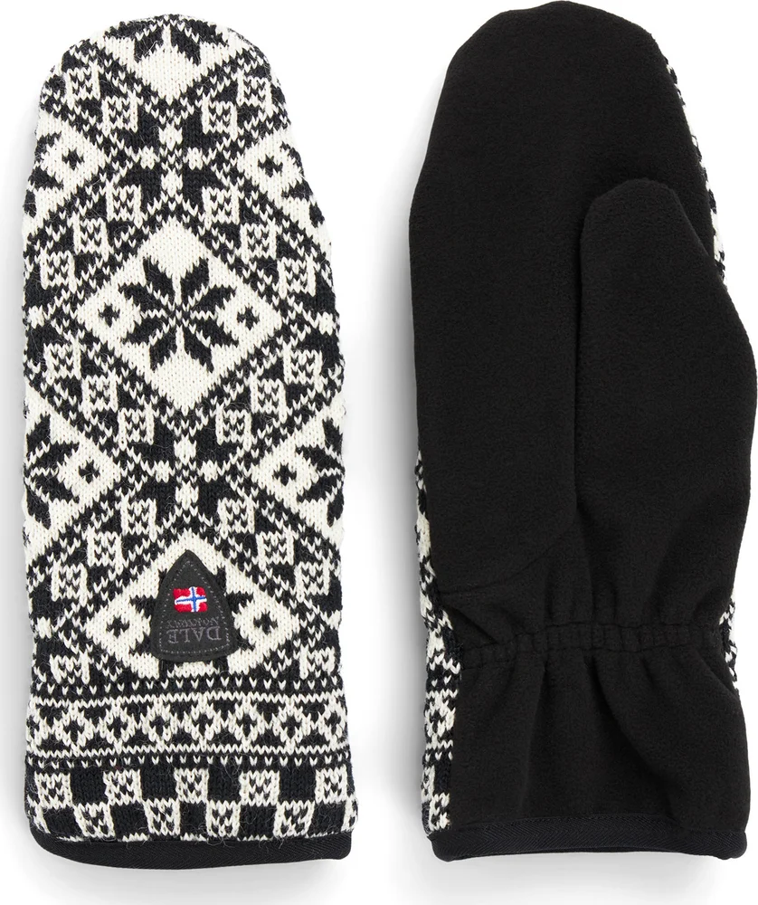 Dale of Norway Unisex Bjorøy Polar Mittens Black/Offwhite v:7654104