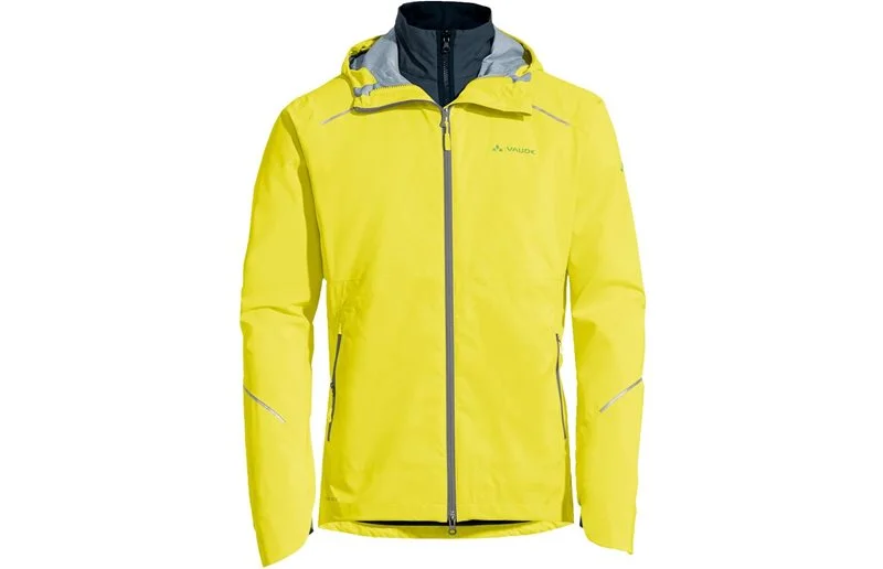 Vaude Sykkeljakke M Yaras 3In1 Jacket Neon Yellow Unisex v:6494335