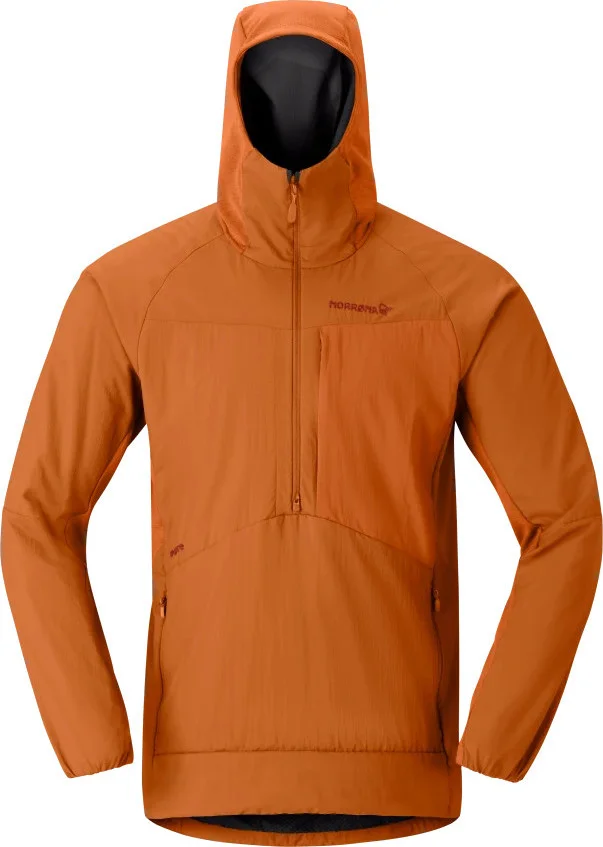 Norrøna Men's Møre Octa Zip Hood Gold Flame v:6173959