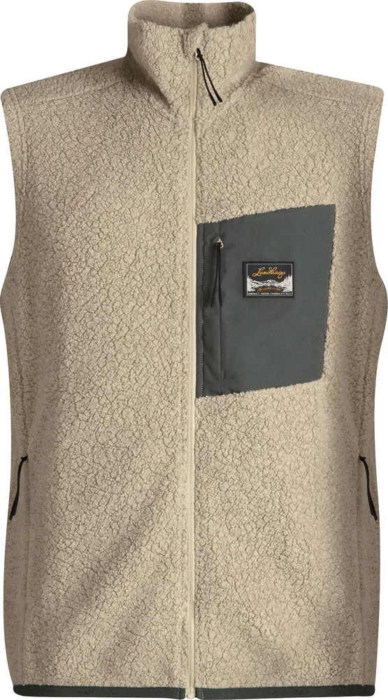 Lundhags Men’s Flok Wool Pile Vest Sand v:2452257 Lundhags Men’s Flok Wool Pile Vest Sand v:2452257