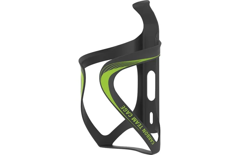 Flaskeholdere Lezyne Carbon Team Cage Black/Green v:1655060 Flaskeholdere Lezyne Carbon Team Cage Black/Green v:1655060