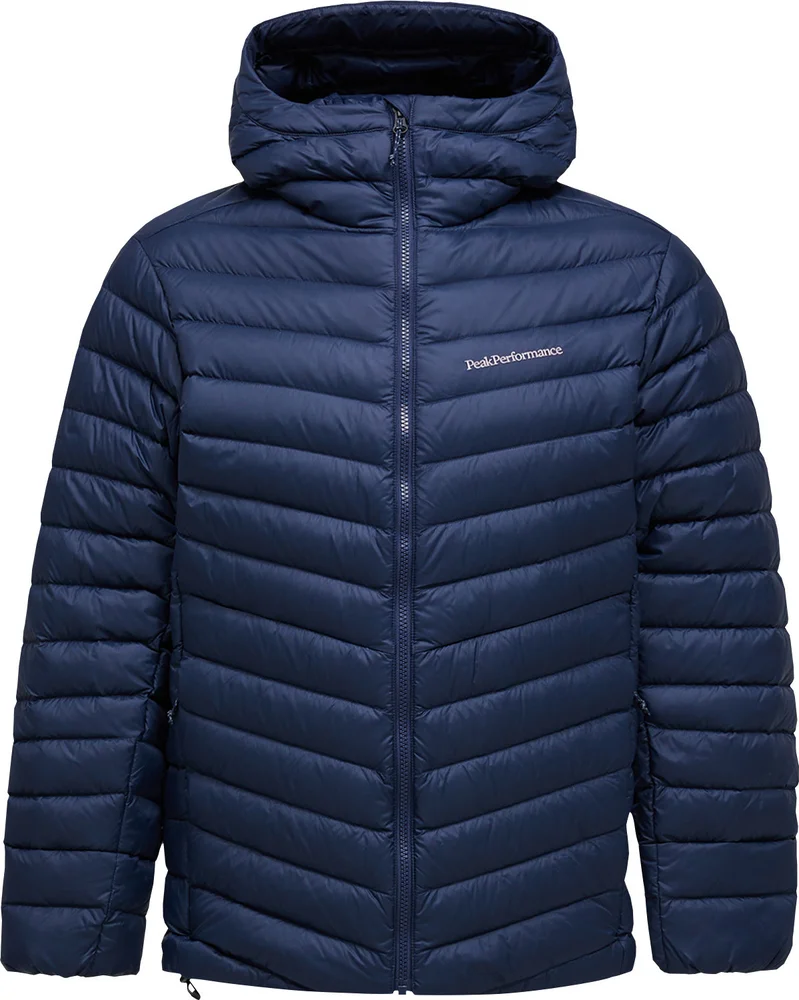 Peak Performance Men’s Frost Down Hood Jacket Blue Shadow v:8759484