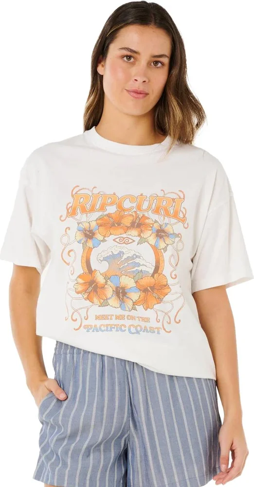 Rip Curl Women’s Pacific Coast Heritage Tee Bone v:8833765
