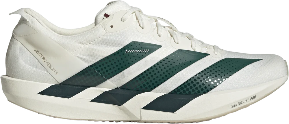 Adidas Men's Adizero Adios 9 Off White/Collegiate Green/Team Royal Blue v:9991114