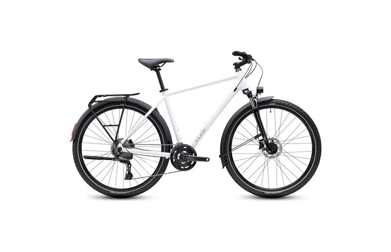 Bysykkel Cube Nature Pro FE High Metallicwhite/Reflex v:2899938 Bysykkel Cube Nature Pro FE High Metallicwhite/Reflex v:2899938