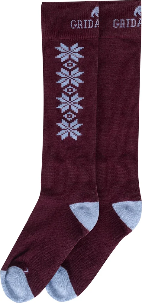 Gridarmor Kids’ Alpin Merino Ski Sokk Fig v:3452403 Gridarmor Kids’ Alpin Merino Ski Sokk Fig v:3452403