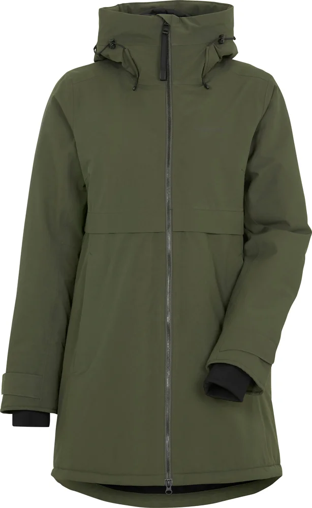 Didriksons Women's Helle Parka 6 Deep Green v:4560251