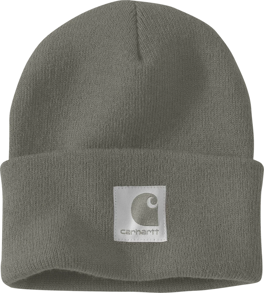Carhartt Satin Lined Cuffed Beanie Dusty Olive v:8102997