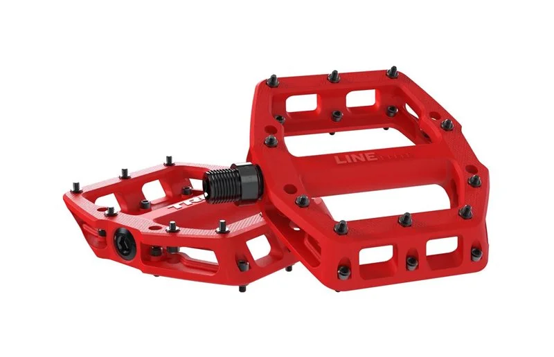 Trek Sykkelpedal Line Elite Plattformspedal Radioactive Red v:8427629 Trek Sykkelpedal Line Elite Plattformspedal Radioactive Red v:8427629