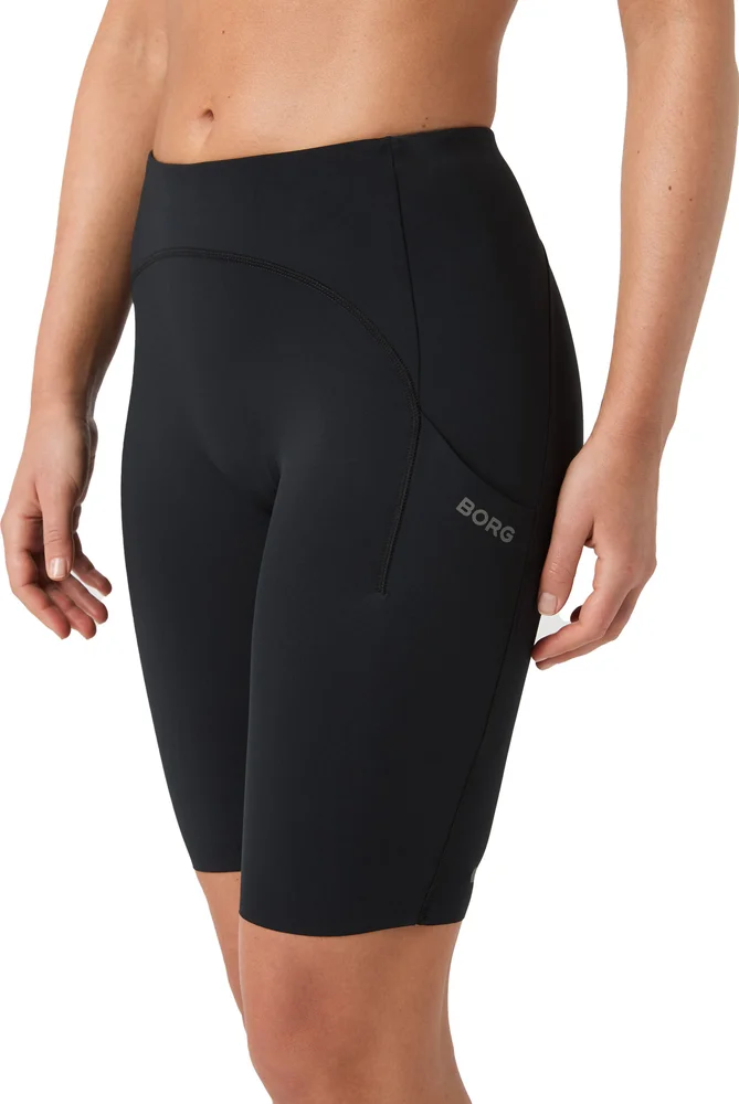 Björn Borg Women's Borg Running Short Tights Black Beauty v:9730706