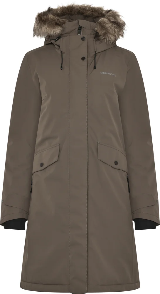 Didriksons Women's Erika Parka 3 Mocha Brown v:6764083