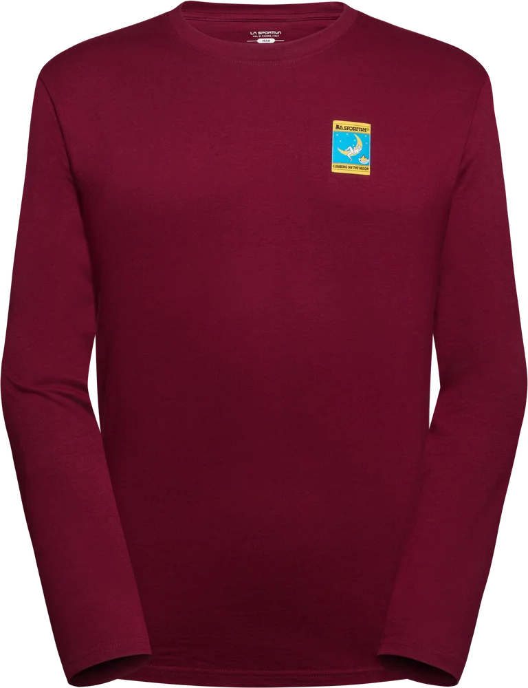 La Sportiva Men’s Moon Climb Long Sleeve Redwood/Chalk v:6996342 La Sportiva Men’s Moon Climb Long Sleeve Redwood/Chalk v:6996342