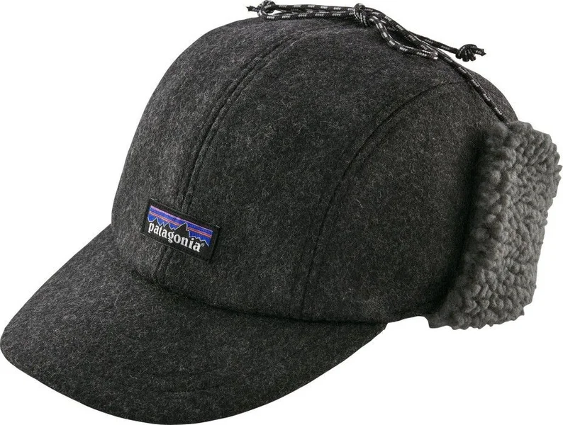Recycled Wool Ear Flap Cap Forge Grey (2019) v:5589793