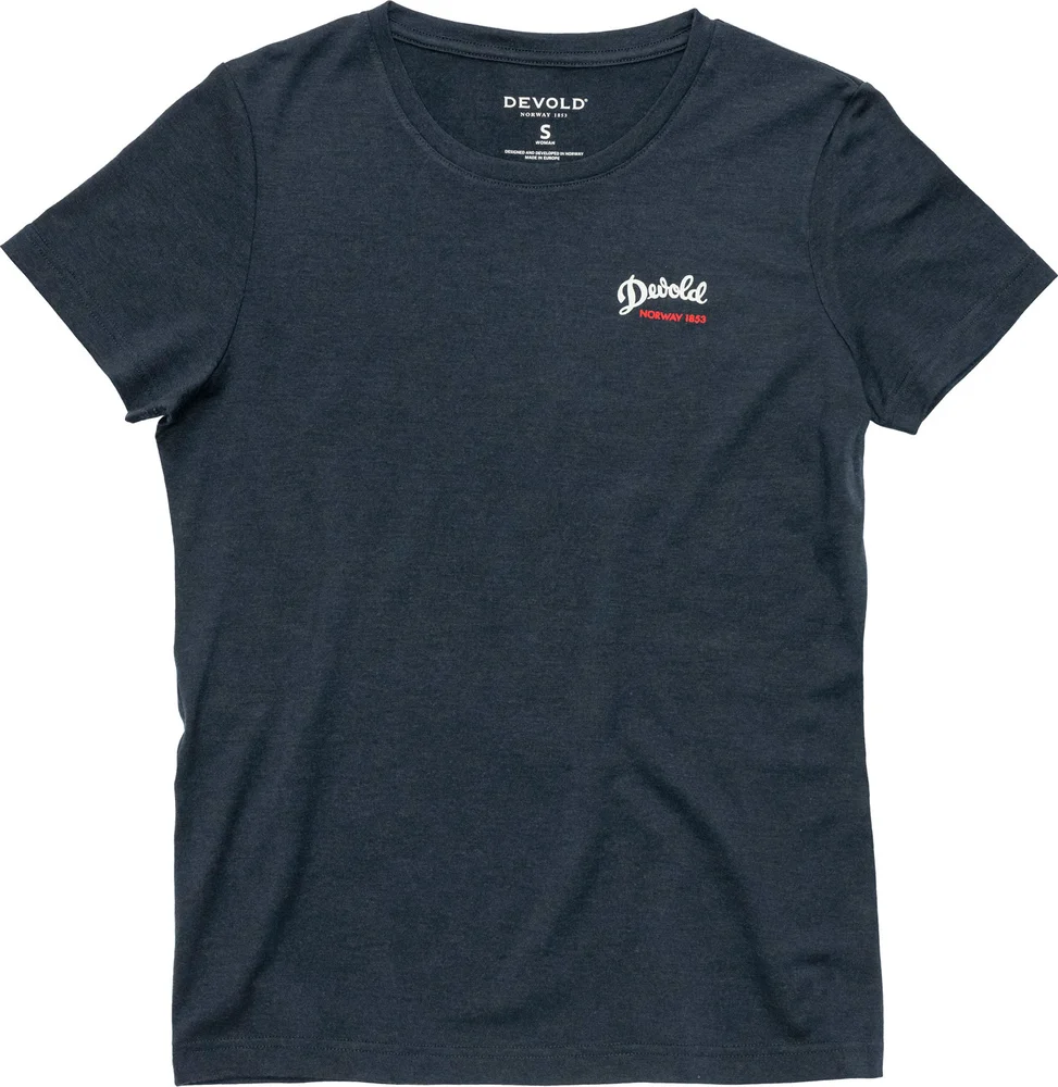 Devold Women's Classic Script Tee Ink v:9393354