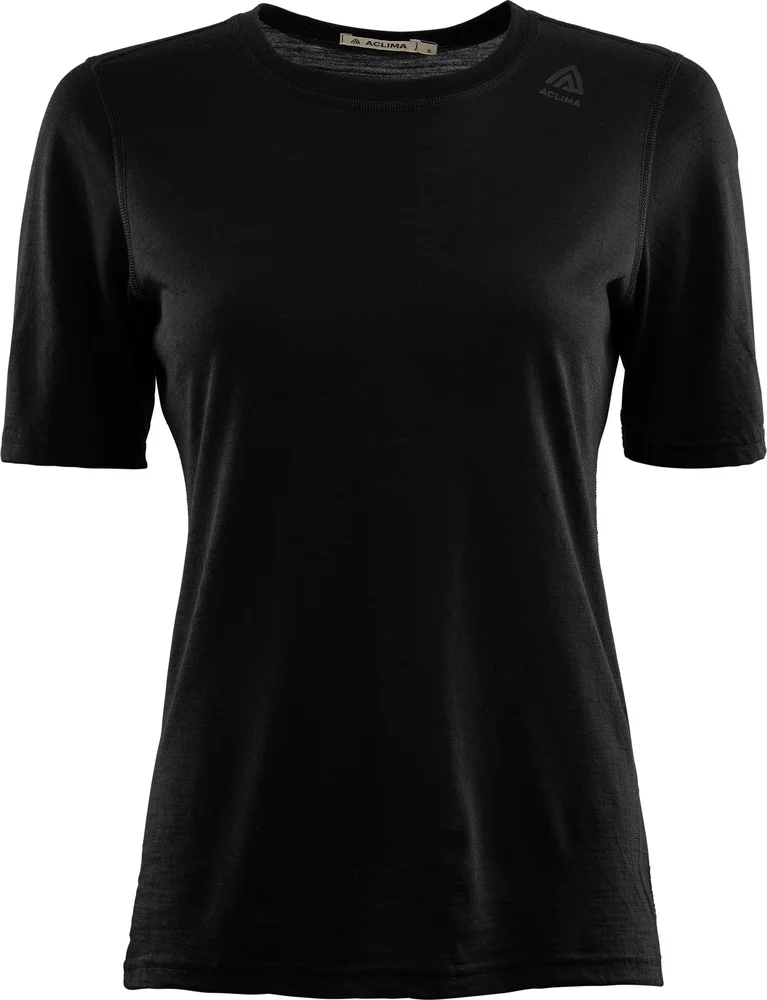 Aclima Women’s LightWool 140 Undershirt T-shirt Jet Black v:2411154 Aclima Women’s LightWool 140 Undershirt T-shirt Jet Black v:2411154