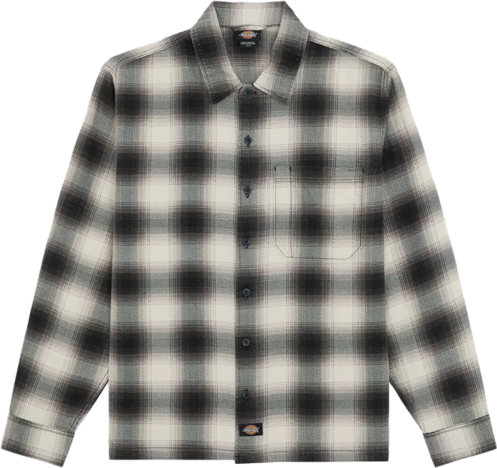 Dickies Men´s Gulfport Flannel Shirt Black v:7423338 Dickies Men´s Gulfport Flannel Shirt Black v:7423338