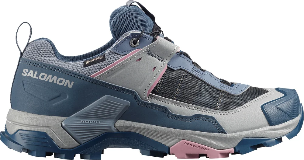 Salomon Women's X Ultra 5 GORE-TEX Spellbound / Monument / Dusky Orchid v:4481081