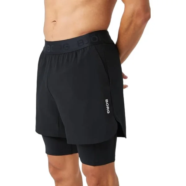 Borg 2 In 1 Shorts Black Beauty v:6088920