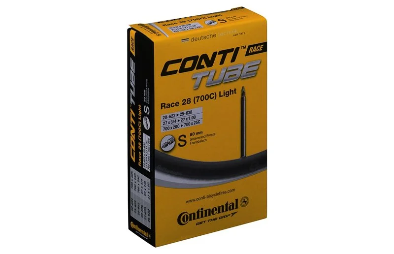 Sykkelslange Continental Race Light 28" Presta 80mm 20/25-622/630 v:4678716