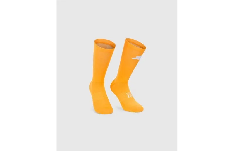 Cykelstrømper Assos Socks Racing S11 Flame Orange v:3139074