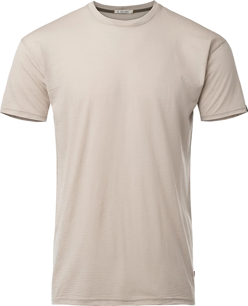 Aclima Men’s LightWool 180 Classic Tee Simply Taupe v:7369502 Aclima Men’s LightWool 180 Classic Tee Simply Taupe v:7369502