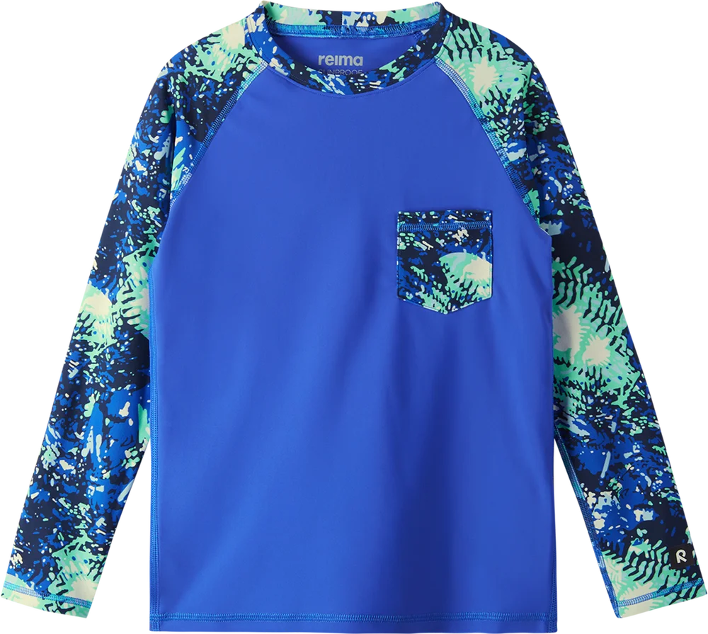 Reima Kids’ Kroolaus Sunproof Shirt Sparkly Blue v:5682240 Reima Kids’ Kroolaus Sunproof Shirt Sparkly Blue v:5682240