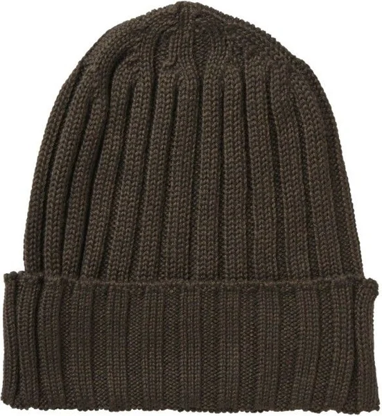 Point Beanie Dark Brown v:7283851