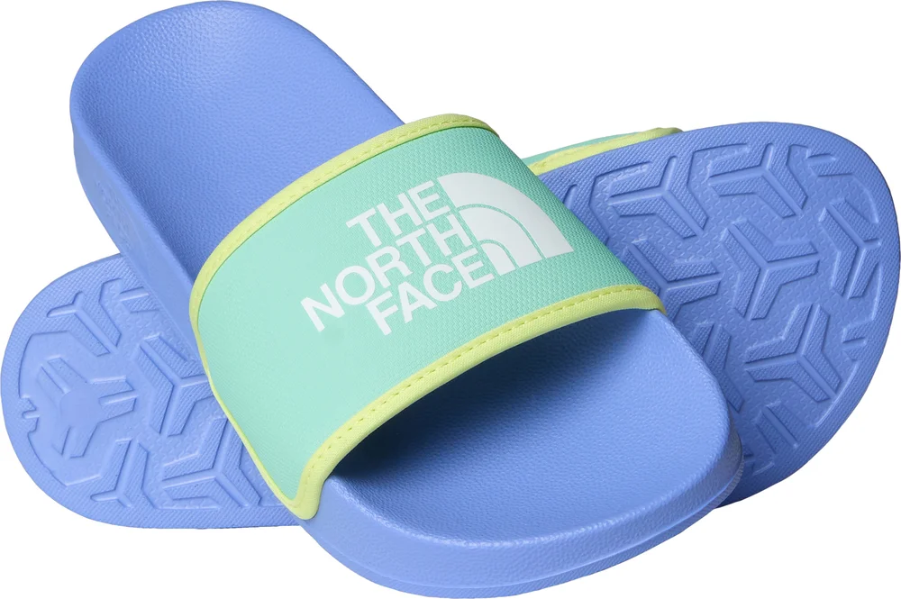 The North Face Teens' Base Camp Slides III Virtual Blue/TNF White v:7520672