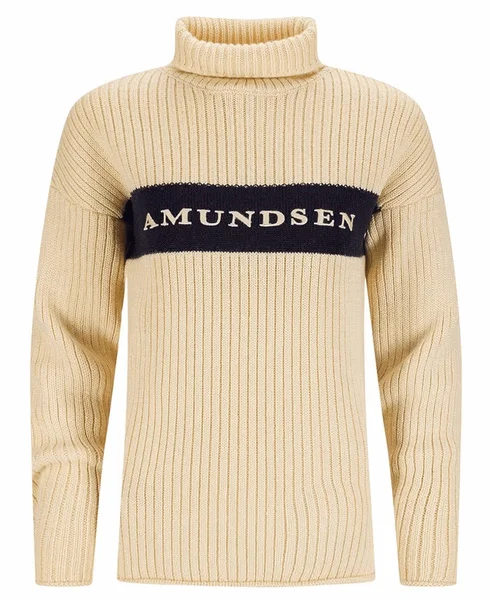 Heroes Ski Turtle Neck Womens Natural/Navy v:2419604